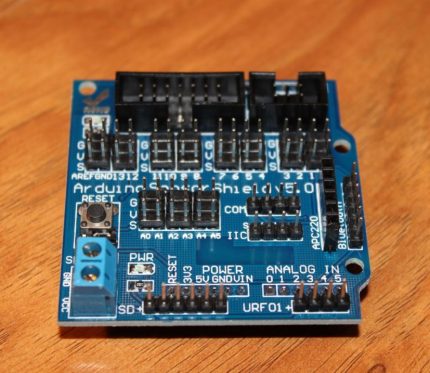 Сензор за работа на платката Ардуино Sensor Shield за платка Arduino