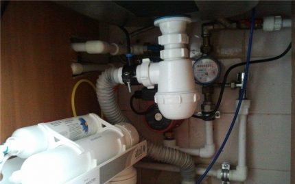 Durchflusspumpe im Wasserversorgungssystem