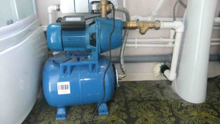 Speicherpumpstation in der Wohnung