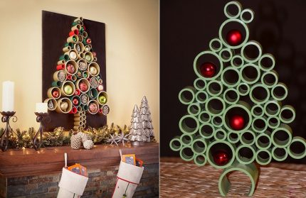 Designer-Weihnachtsbaumvarianten