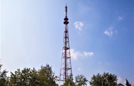 Телевизионна кула в пряка видимост