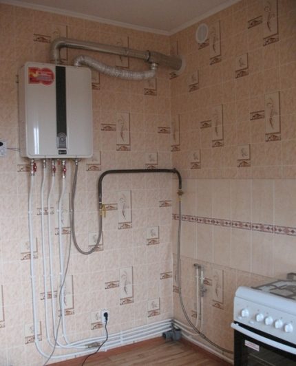 Стенен газов котел в многоетажна сграда Отопление в нови сгради