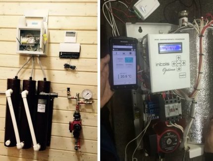 GSM модули за управление на индукционен котел GSM модули за управление на индукционен котел