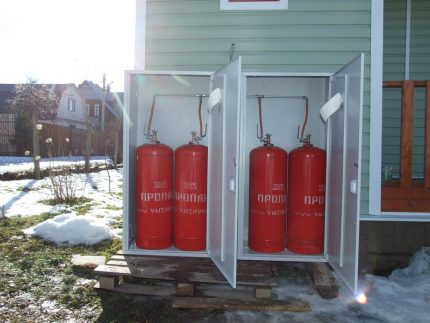 Използване на бутилки в негазифициран дом
