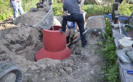 Обсипване на корпуса на ЛОС SANI Обсипване на корпуса на ЛОС SANI