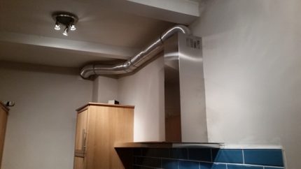 Вентилационен канал от газова печка