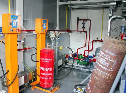 Оборудване на станция за зареждане с газ