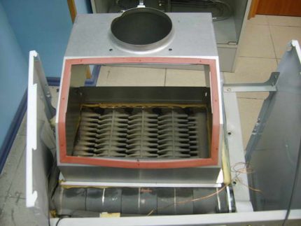 Топлообменник на газов атмосферен котел Чугунен топлообменник