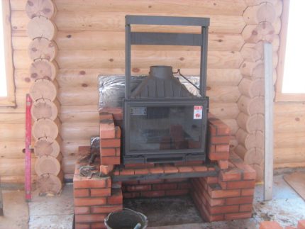 Домашно изработена газова камина