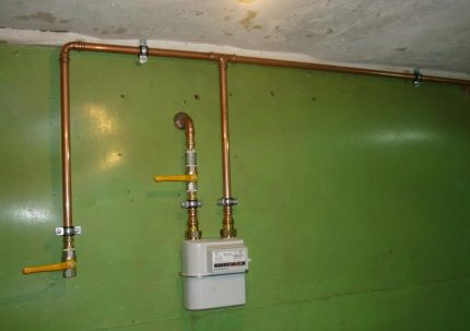 Брояч за газ на многофамилен дом Общодомов брояч за газ