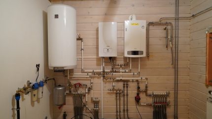 Газов и електрокотел в комбинация Газов и електрокотел в комбинация