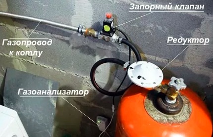 Арматура за използване на втечнен газ
