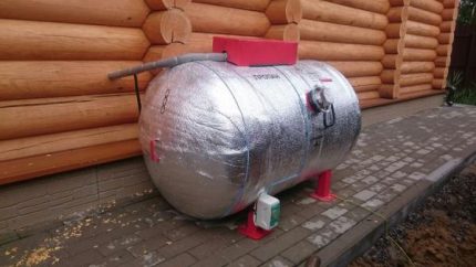 Топлоизолация на надземен газголдер