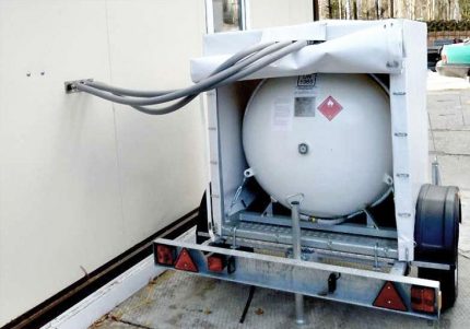 Мобилен газхолдер за 600 л
