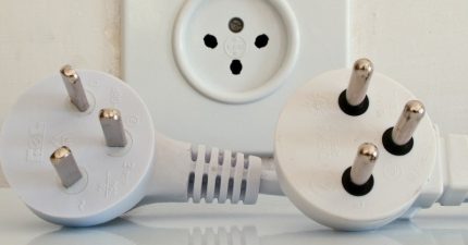 Stecker des Elektroherds