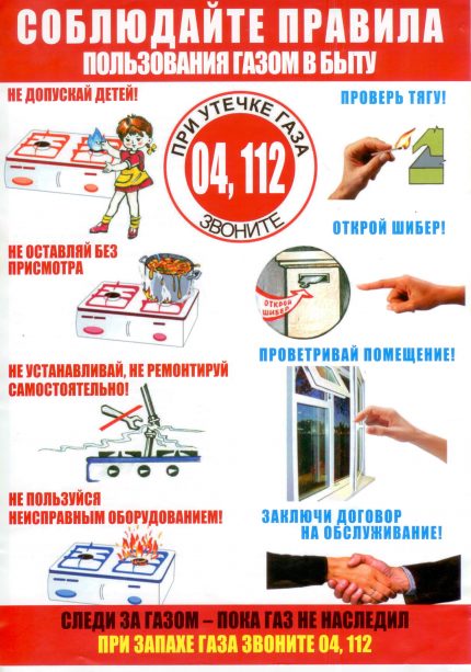 Необходимост да следите за газ