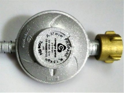 Маркировка на газовия редуктор