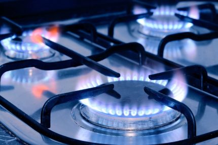 Arzătorul aragazului Alimentare cu gaz