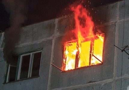 Brand in der Wohnung