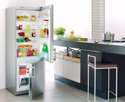 Kühlschrank in der Küche