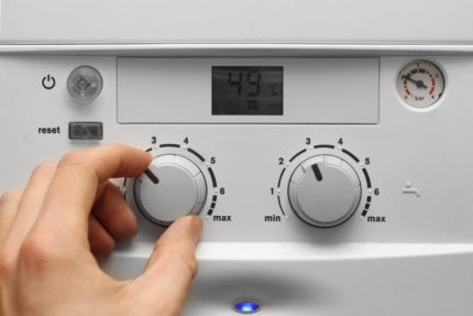 Настройка на работата на газовия котел