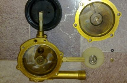 Мембрана на газовата колонка