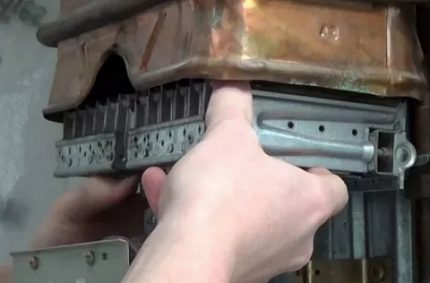 Преглед и обслужване на газовата колона