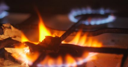 Цвят на горене на газа