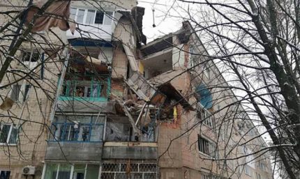 Последствия от експлозия на газ в дома