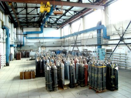 Проверочни газови смеси в бутилки
