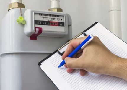 Отчитане на показанията на газовия брояч