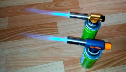Газови горелки с пиезоподпалване