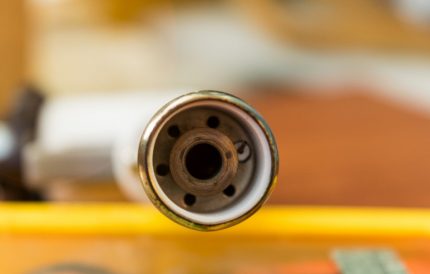Латунен пръстен на горелката