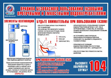 Правила за експлоатация на газовото оборудване