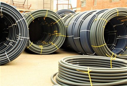 Тръби ПЕ за газ в намотки