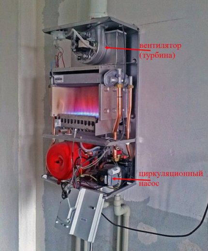 Устройство на газовия котел