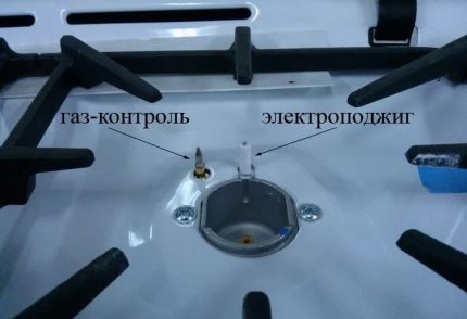 Prvky elektrického zapaľovania plynového sporáka Prvky elektrického zapaľovania plynového sporáka