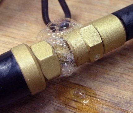 Проверка за изтичане на газ