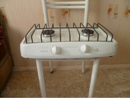 Газова печка без фурна на стол