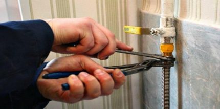Простота на отделянето на печката от газа