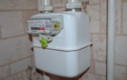 Мембранен газомер