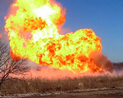 Последствия от изтичане в газопровода Последствия от изтичане в газопровода