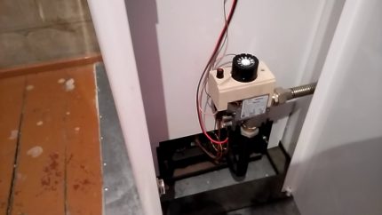 Подовият газов котел загасва