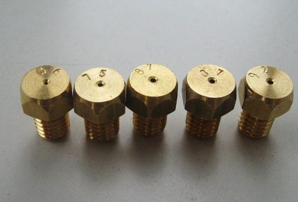 Дюзи за газова печка