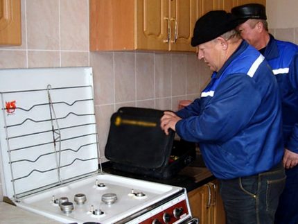 Свързване на газова печка