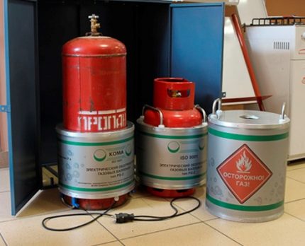 Нагревател за газов балон Нагревател за газов балон