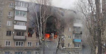 Експлозия на газ в апартамент