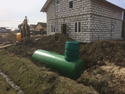 Инсталиране на газхолдер в изкоп за частен дом Инсталиране на газхолдер в изкоп за частен дом