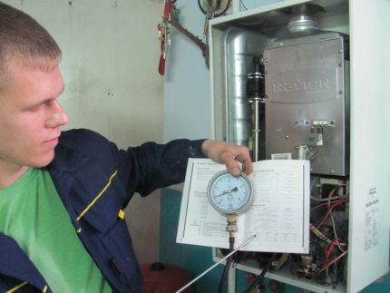 Проверка на техническото състояние на газовия котел Проверка на техническото състояние на газовия котел