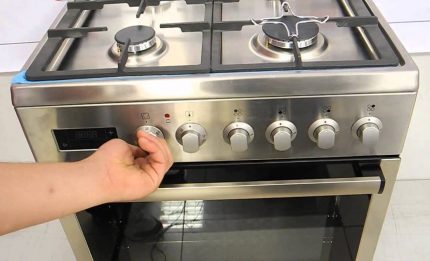 Изключване на газовата печка